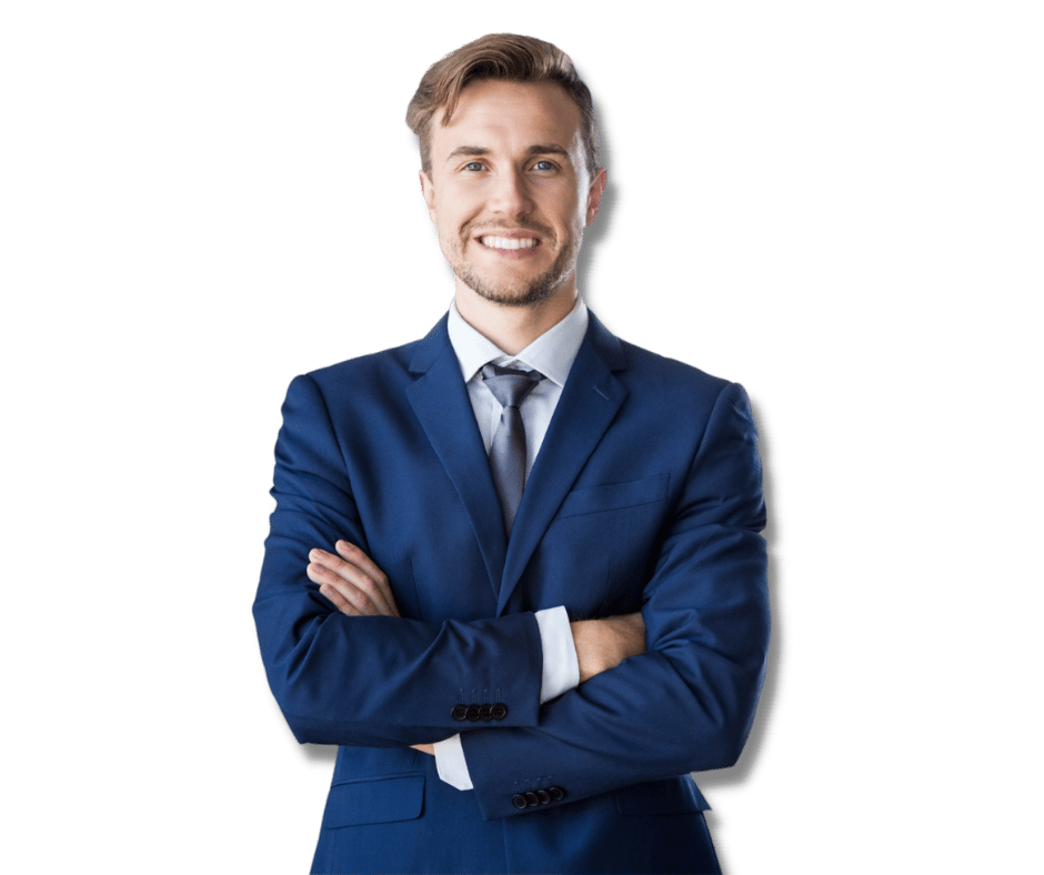 Recruiting man - transparent